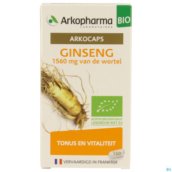 Arkogelules ginseng bio caps 150