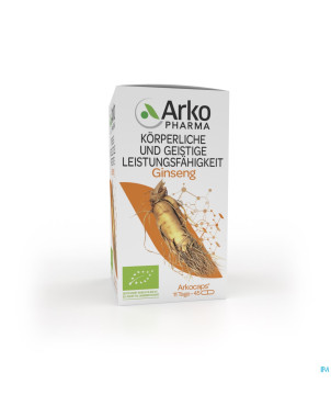 Arkogelules ginseng bio caps 45