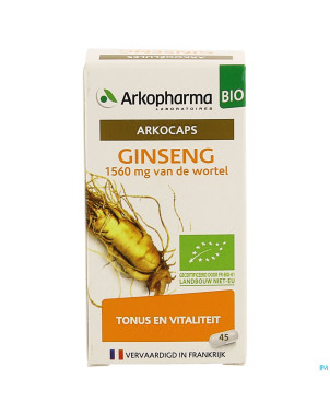 Arkogelules ginseng bio caps 45