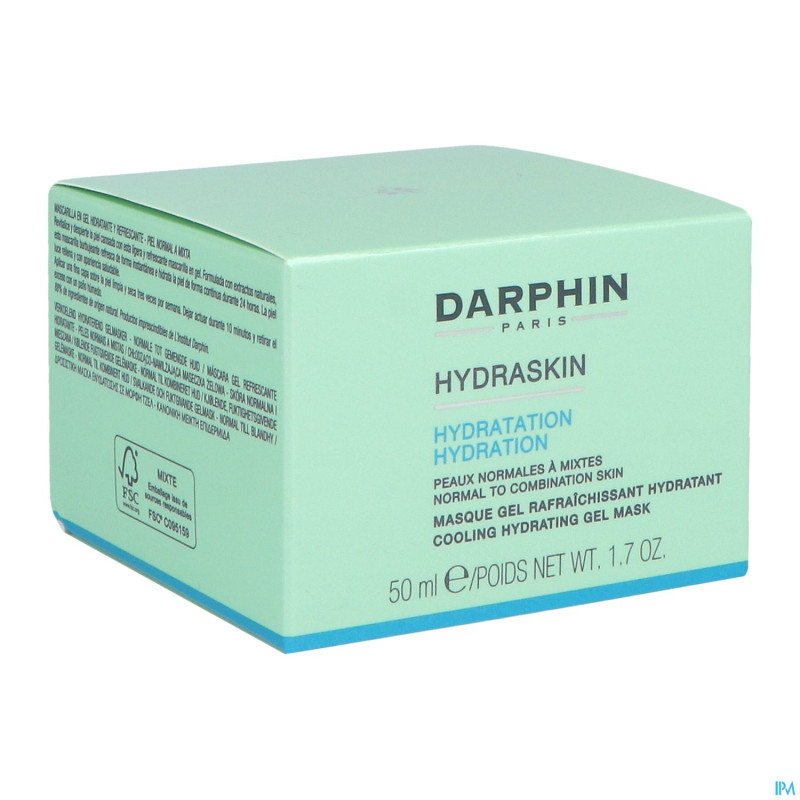 Darphin hydraskin cooling hydrating gel mask 50ml