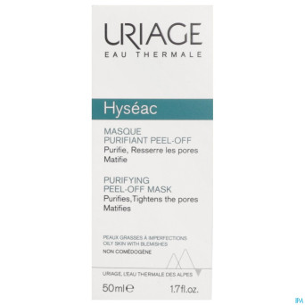 Uriage hyseac masque purifiant peel-off    50ml