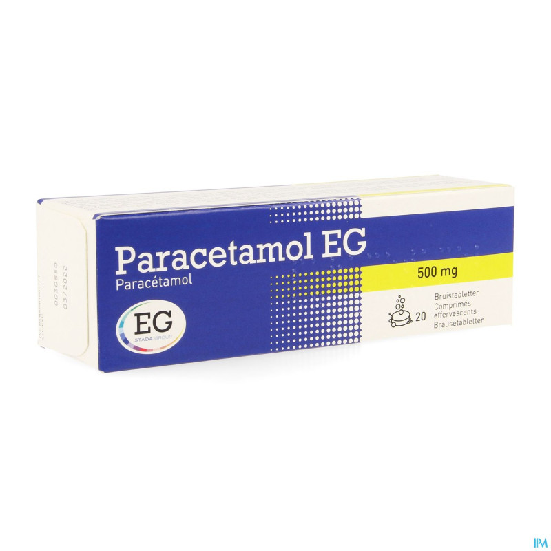 Paracetamol eg 500 mg    comp eff. 20x500mg