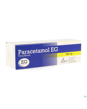 Paracetamol eg 500 mg    comp eff. 20x500mg