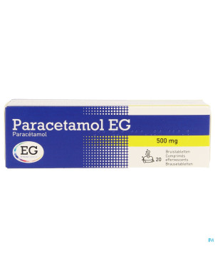 Paracetamol eg 500 mg    comp eff. 20x500mg