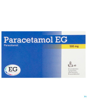 Paracetamol eg 500 mg    comp eff. 40x500mg