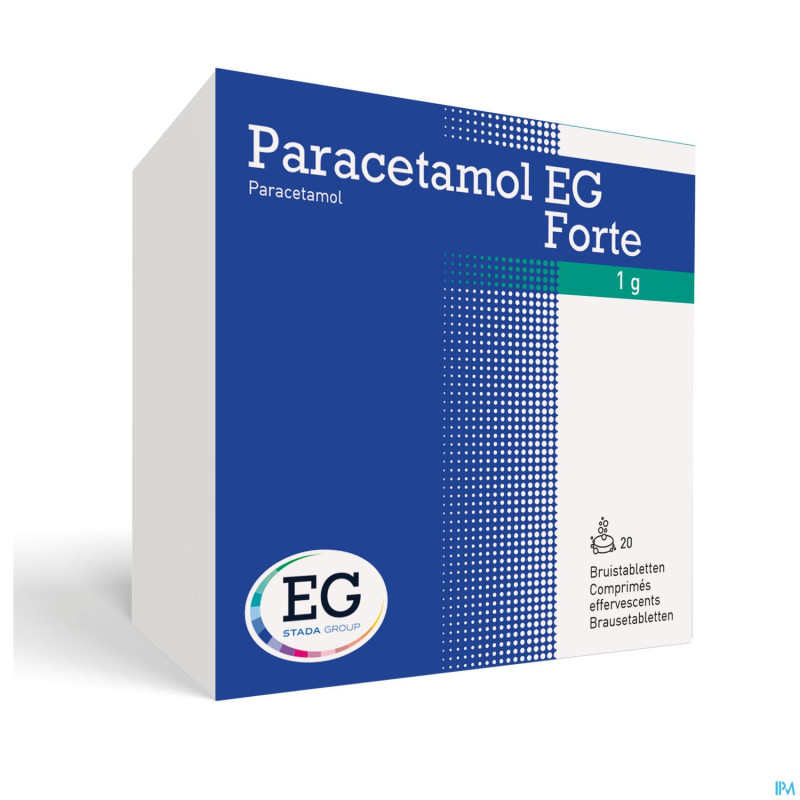 Paracetamol eg 1000 mg    comp eff. 20x1000mg