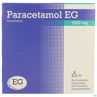 Paracetamol eg 1000 mg    comp eff. 20x1000mg