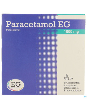 Paracetamol eg 1000 mg    comp eff. 20x1000mg