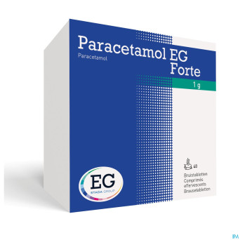 Paracetamol eg forte 1g    comp eff. 40x1000mg
