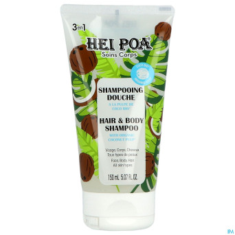 Hei poa sh douche pulpe coco bio    tube 150ml