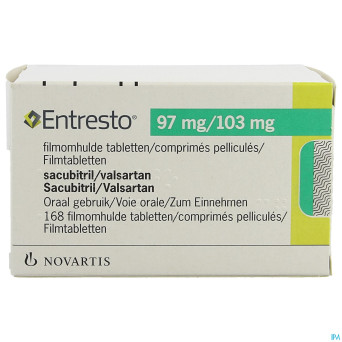 Entresto  97mg/103mg comp pell 168