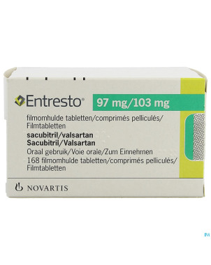Entresto  97mg/103mg comp pell 168