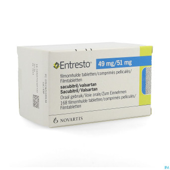 Entresto  49mg/ 51mg comp pell 168