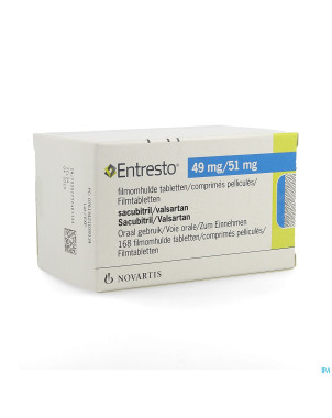 Entresto  49mg/ 51mg comp pell 168