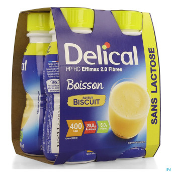 Delical effimax 2.0 biscuit 4x200ml