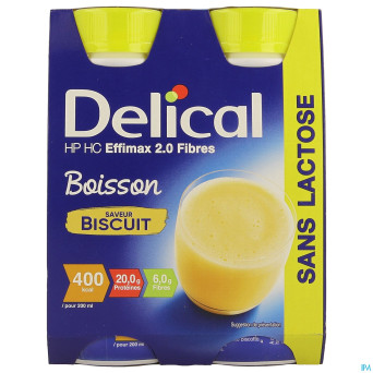 Delical effimax 2.0 biscuit 4x200ml