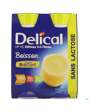 Delical effimax 2.0 biscuit 4x200ml