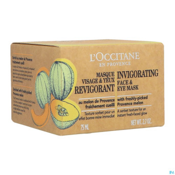 L'occitane masque revigorant 3en1    75ml
