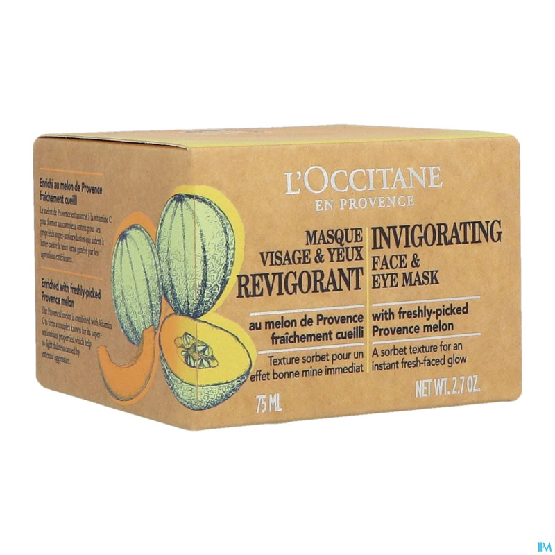 L'occitane masque revigorant 3en1    75ml