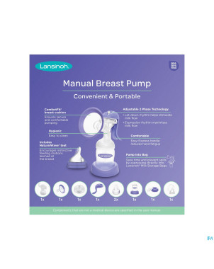 Lansinoh tire-lait manuel natural wave