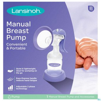 Lansinoh tire-lait manuel natural wave