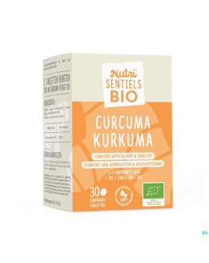 Nutrisentiels curcuma bio   comp 30