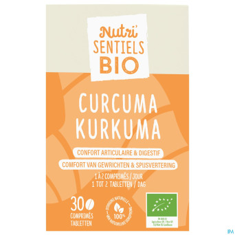 Nutrisentiels curcuma bio   comp 30