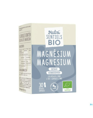 Nutrisentiels magnesium bio caps 30