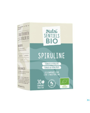 Nutrisentiels spiruline bio comp 30