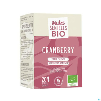 Nutrisentiels cranberry bio comp 20