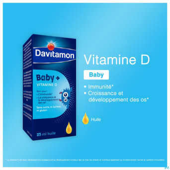 Davitamon baby vitamine d huile    25ml