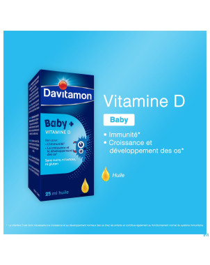 Davitamon baby vitamine d huile    25ml