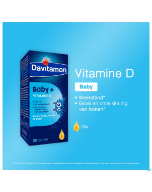 Davitamon baby vitamine d huile    25ml