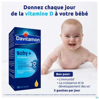 Davitamon baby vitamine d huile    25ml