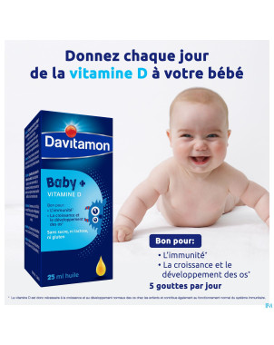 Davitamon baby vitamine d huile    25ml