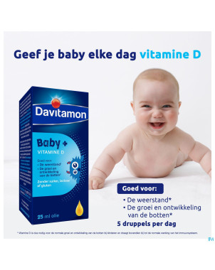 Davitamon baby vitamine d huile    25ml