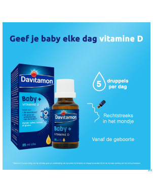 Davitamon baby vitamine d huile    25ml