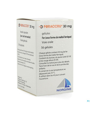 Feraccru 30mg caps dur  56 x 30mg