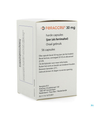 Feraccru 30mg caps dur  56 x 30mg