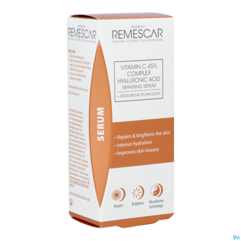 Remescar vitamine c & acid hyal. serum repar. 30ml