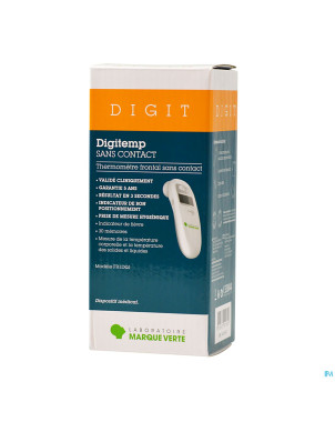 Marque v digitemp thermometre frontal sans contact