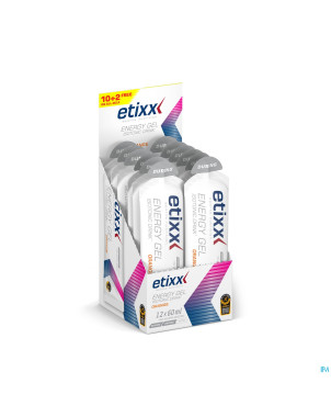 Etixx isotonic energy gel orange    12x60ml