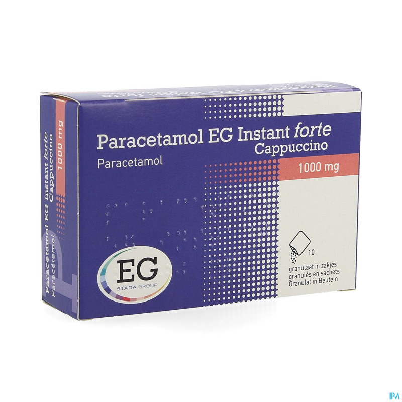 Paracetamol eg inst.forte 1g cappuccino    sach 10