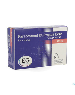 Paracetamol eg inst.forte 1g cappuccino    sach 10