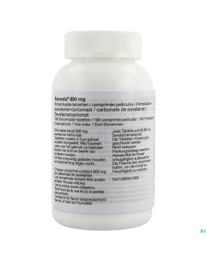 Renvela 800mg abacus comp pell 180