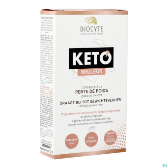 Biocyte keto bruleur    caps 40