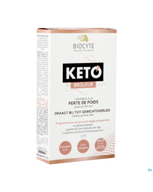 Biocyte keto bruleur    caps 40