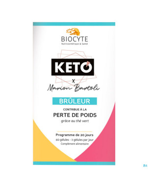 Biocyte keto bruleur    caps 40