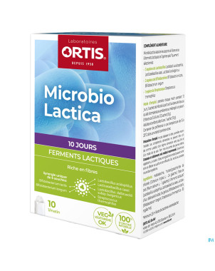 Ortis microbio lactica pdr    sach 10x10g