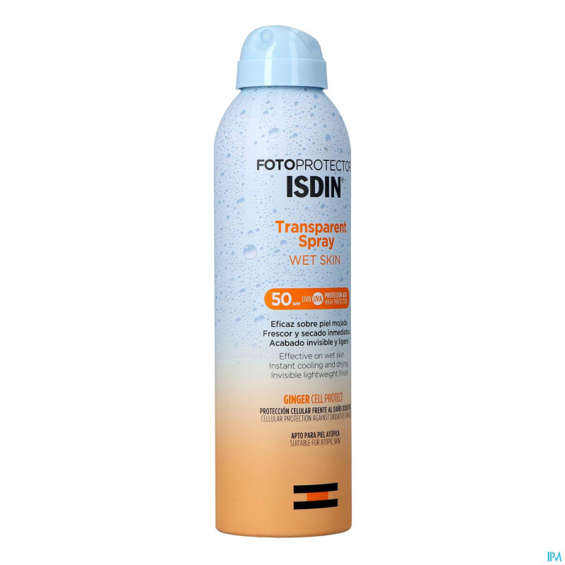 Isdin fotoprotector transp. wet skin ip50    250ml